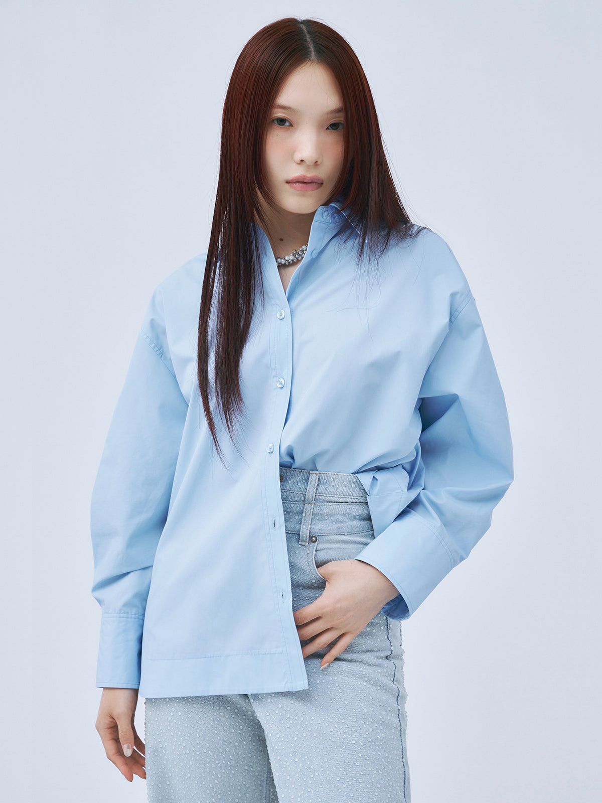 トップス mie オーバーサイズシャツ