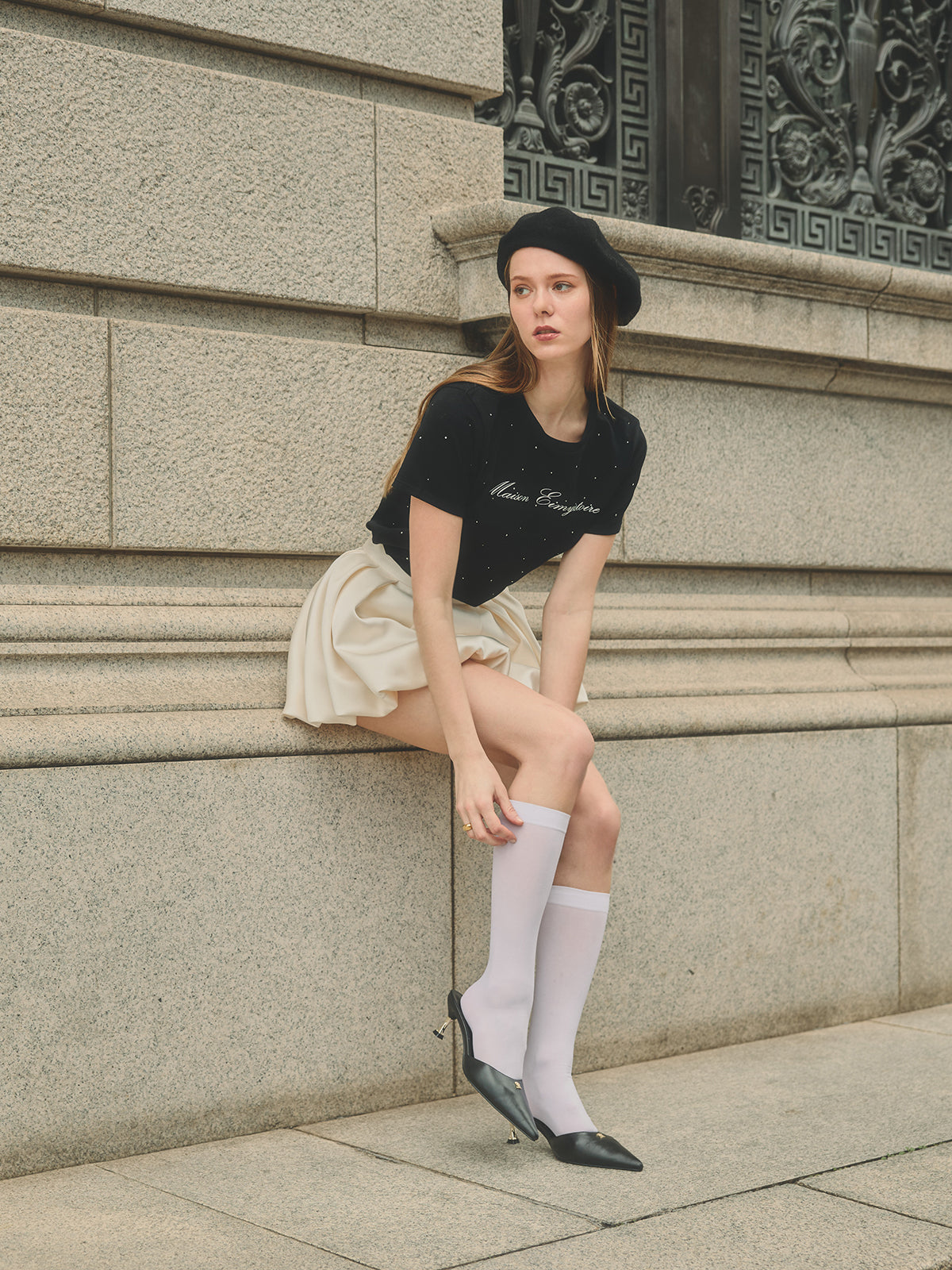 MODEL:173cm/COLOR:BLACK/SIZE:F