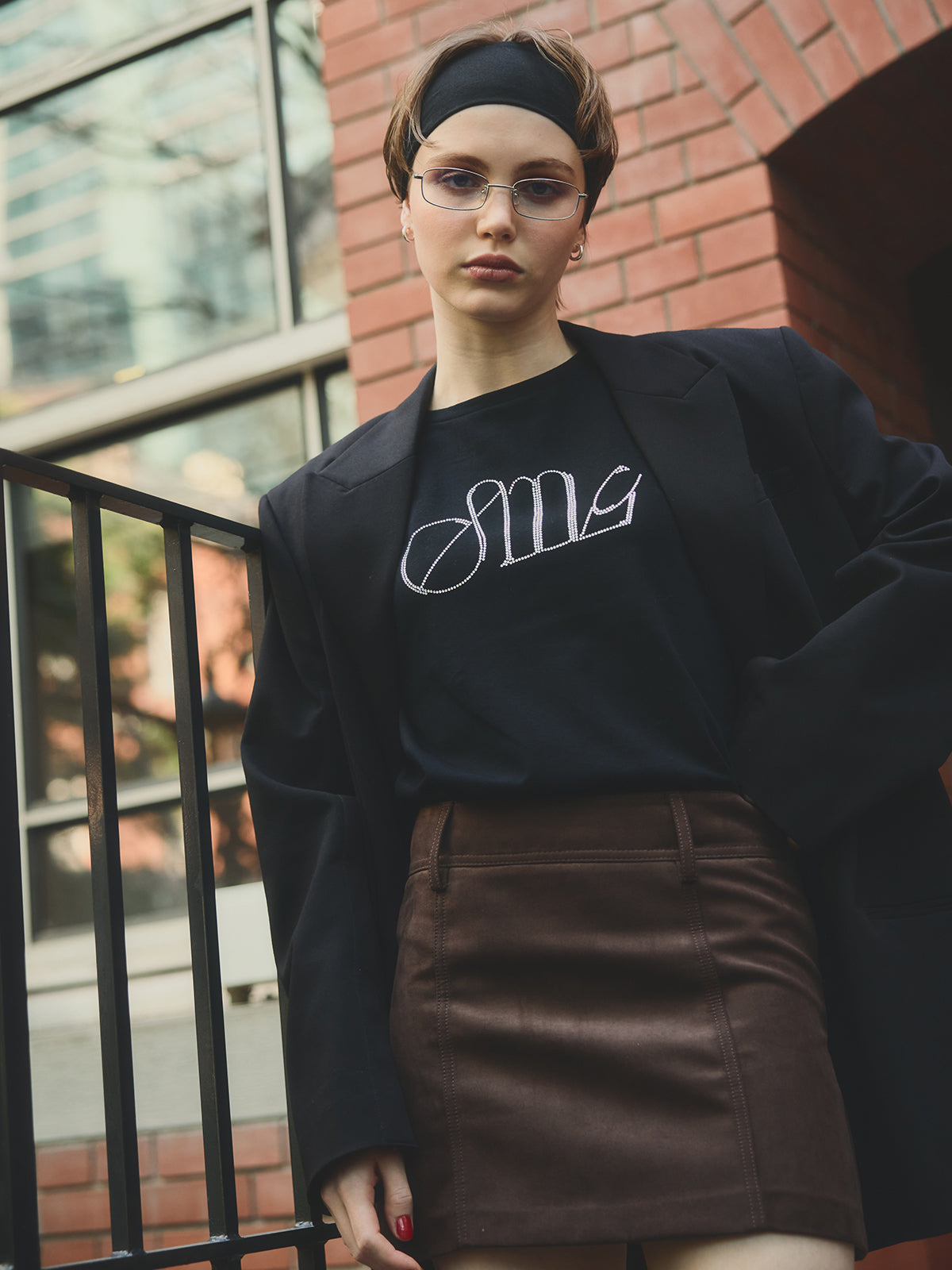 MODEL:168cm/COLOR:BLACK/SIZE:F