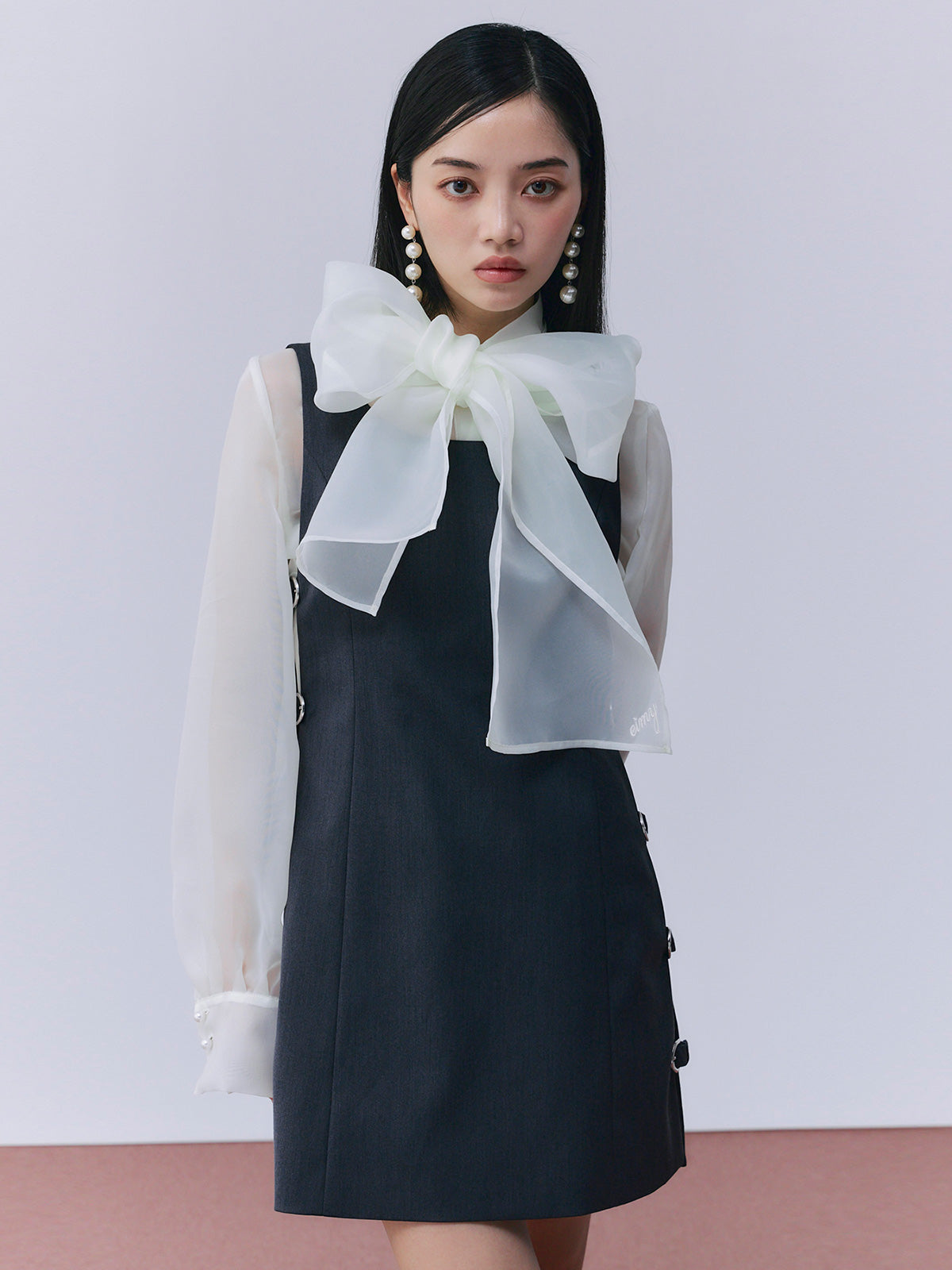 サイドベルトワンピース