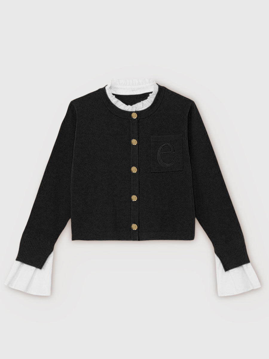 【1.14 New Color】Attached collar カーディガン