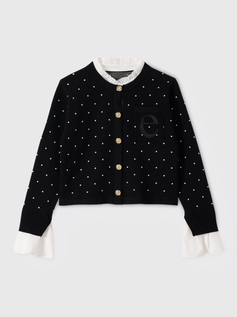 【1.14 New Color】Attached collar カーディガン