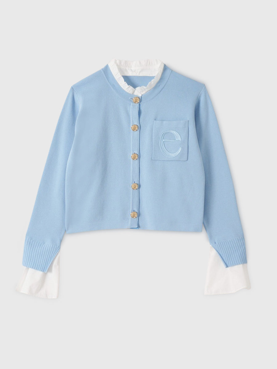 【1.14 New Color】Attached collar カーディガン