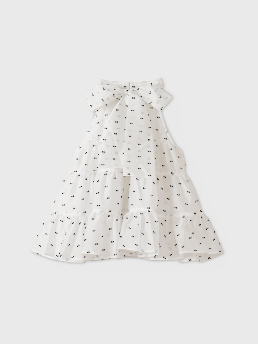 CAMILLE DOT JACQUARD TOP