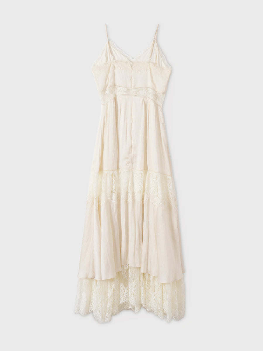 LACE SWITCHING DRESS