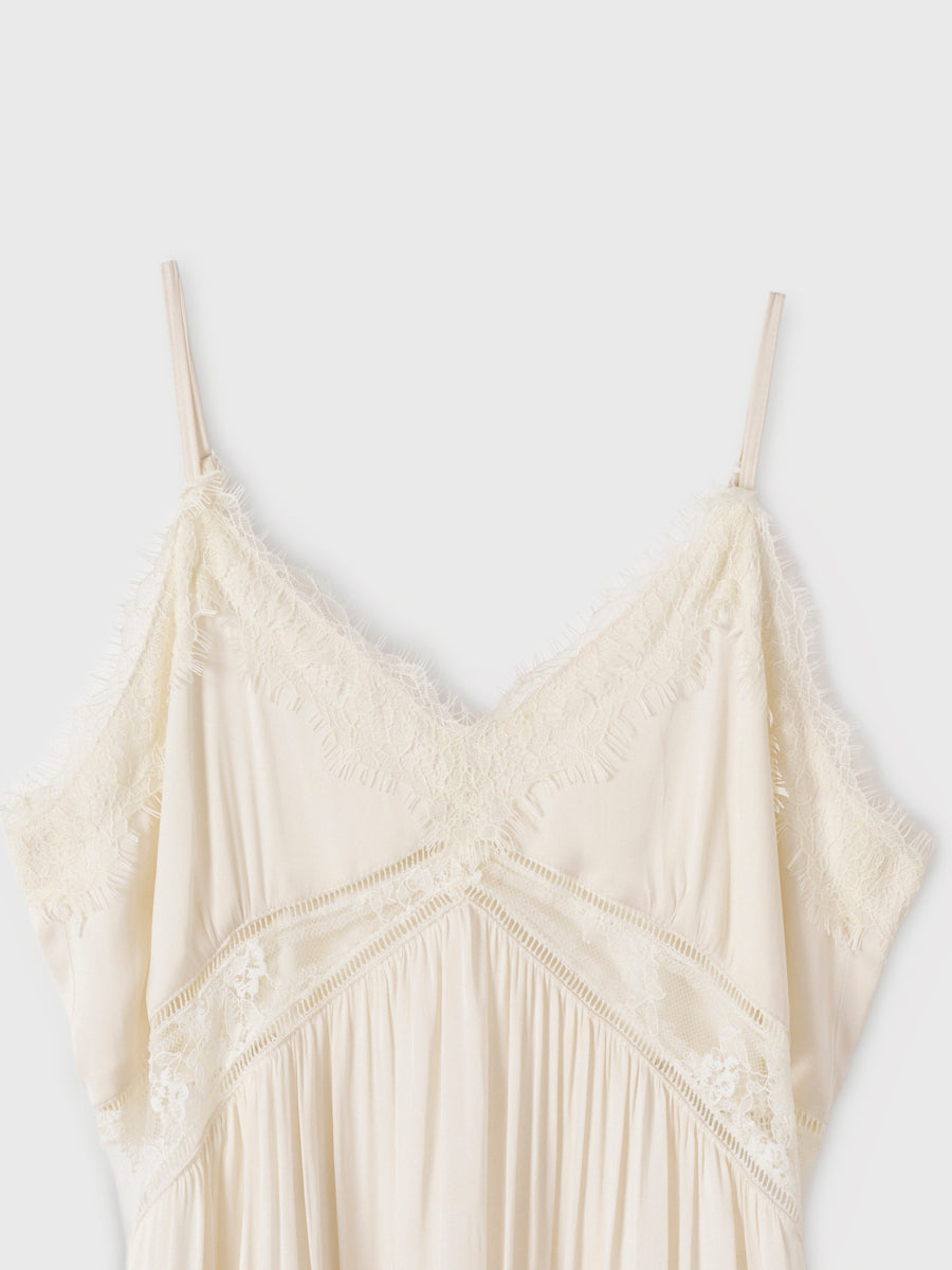 LACE SWITCHING DRESS