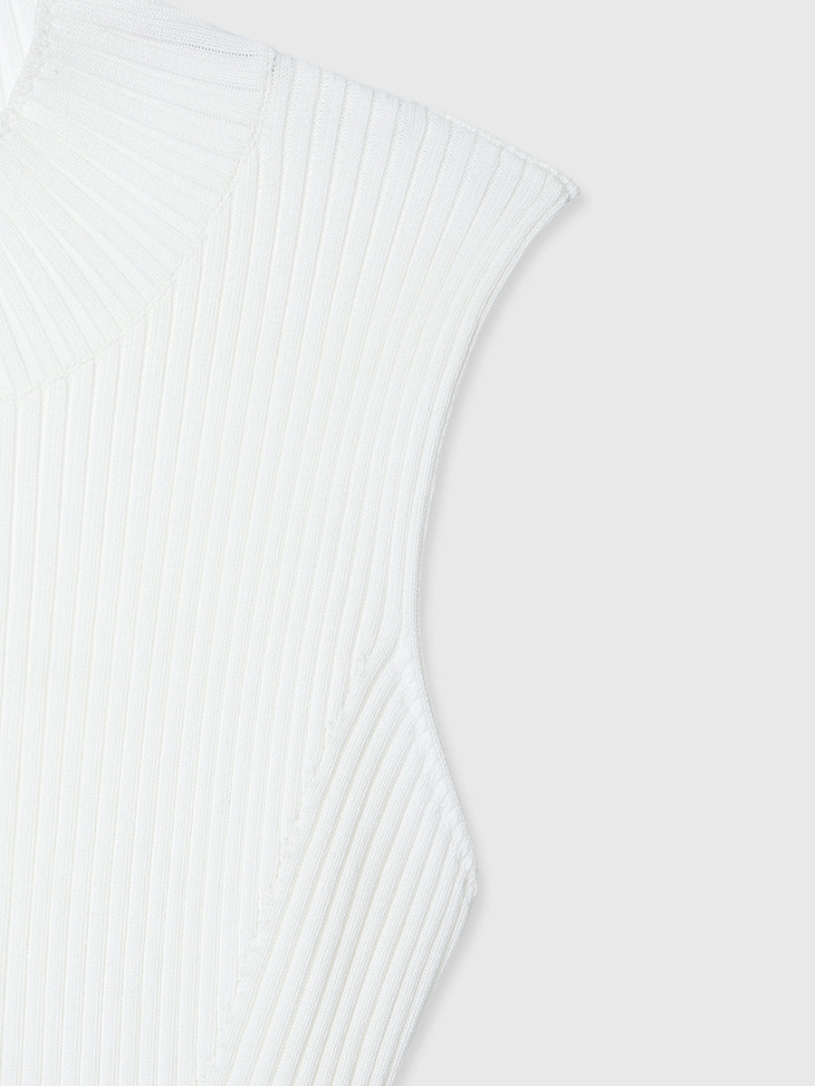 BACK RIBBON KNIT DRESS