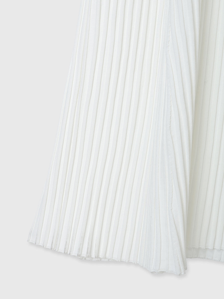 BACK RIBBON KNIT DRESS