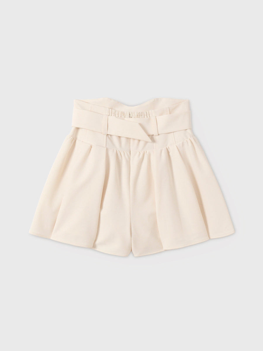FLARED SHORT PANTS