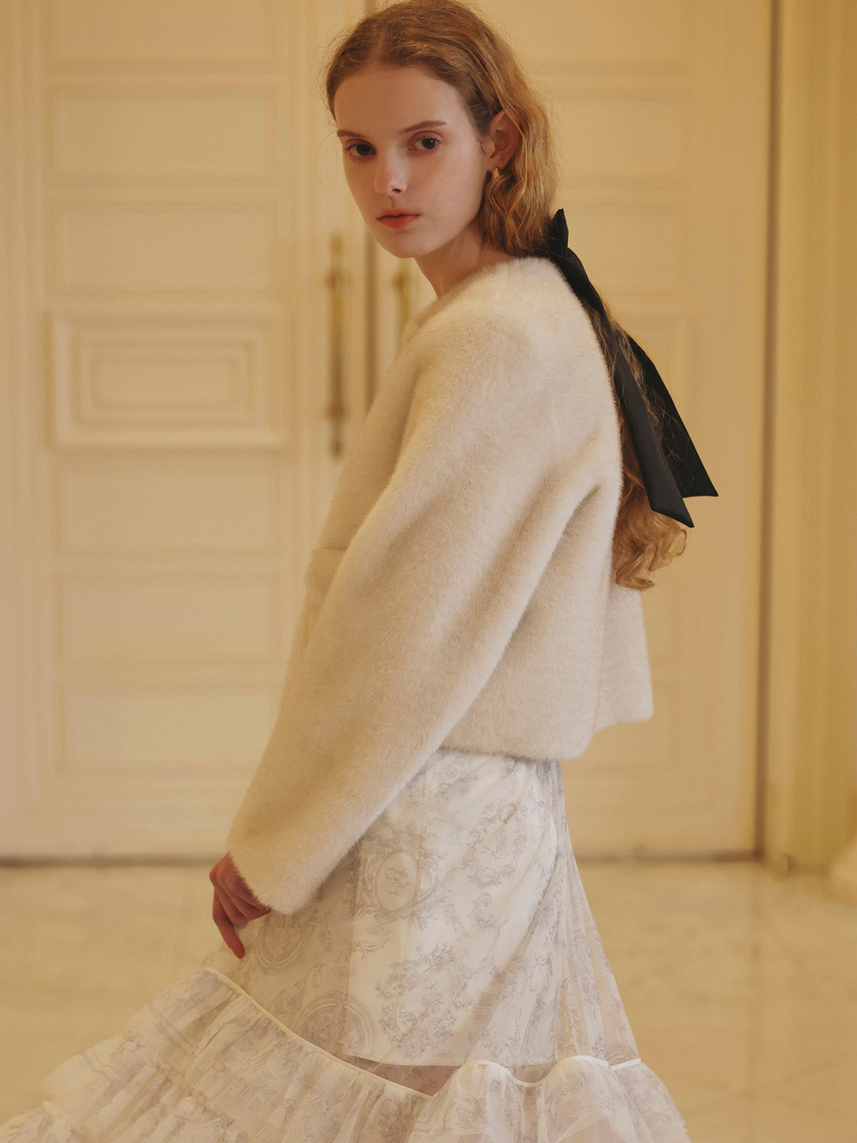 E.TULLE LAYERED SKIRT