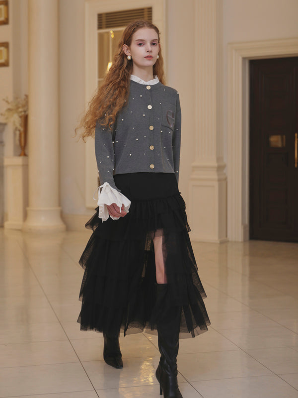 TULLE LONG SKIRT