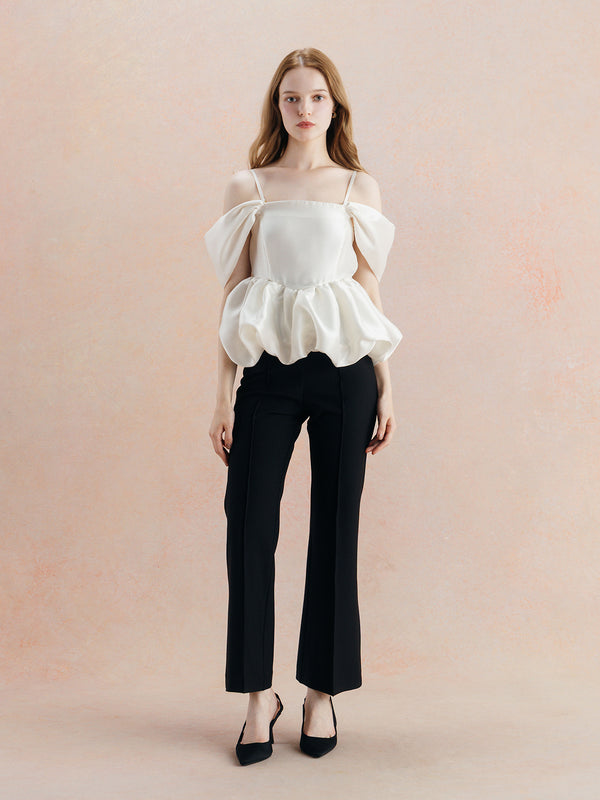PEPLUM JUMPSUIT
