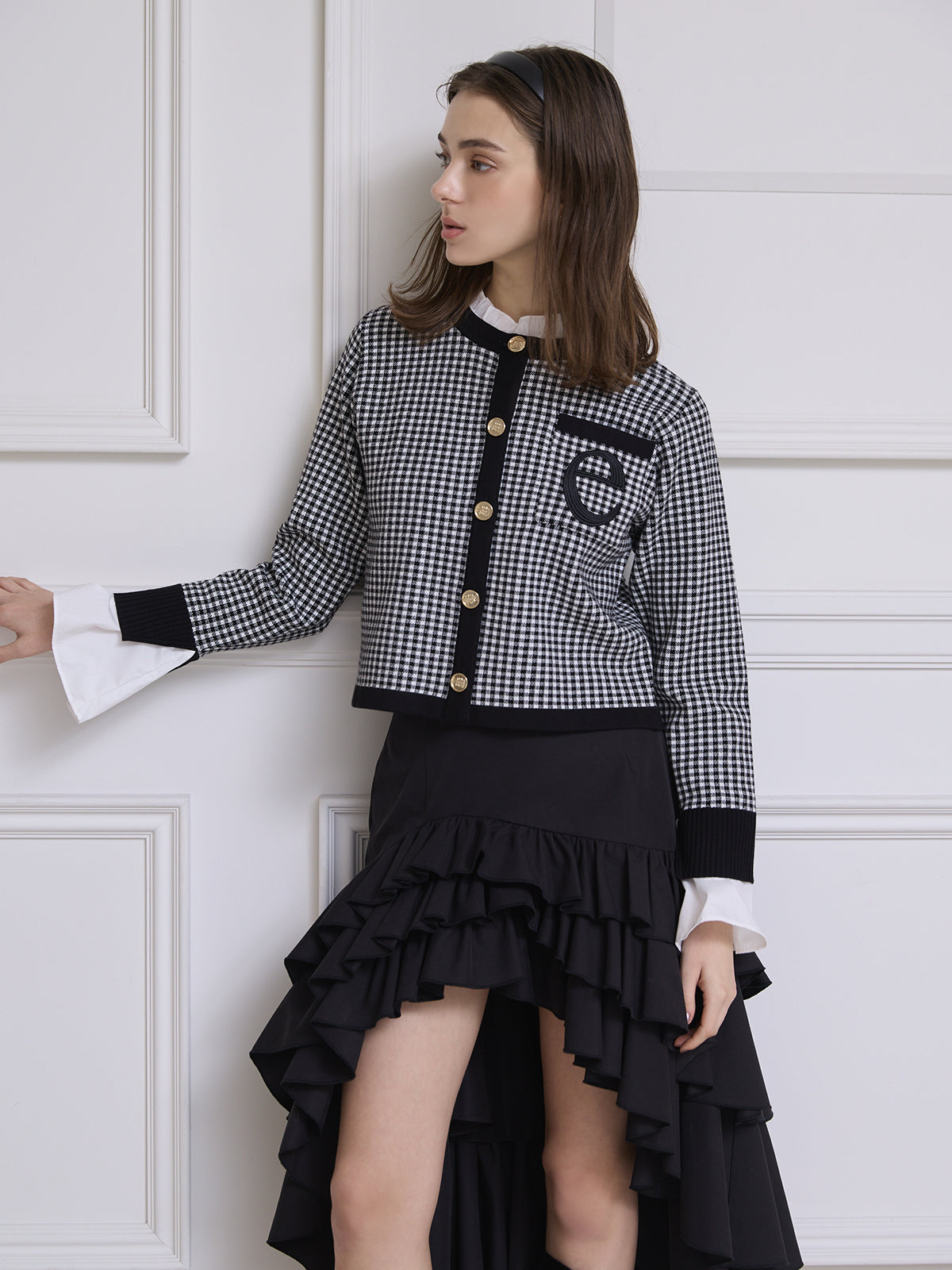 【1.14 New Color】Attached collar カーディガン