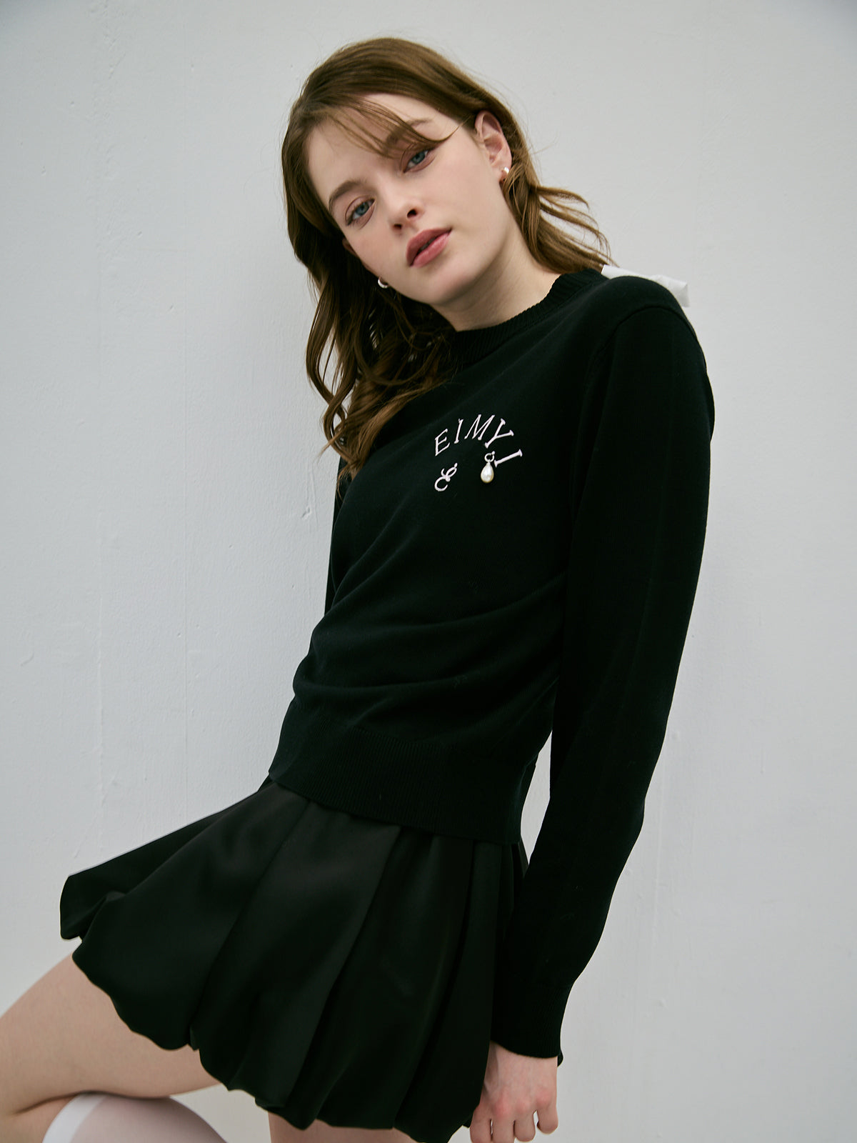 MODEL:170cm/COLOR:BLACK/SIZE:F