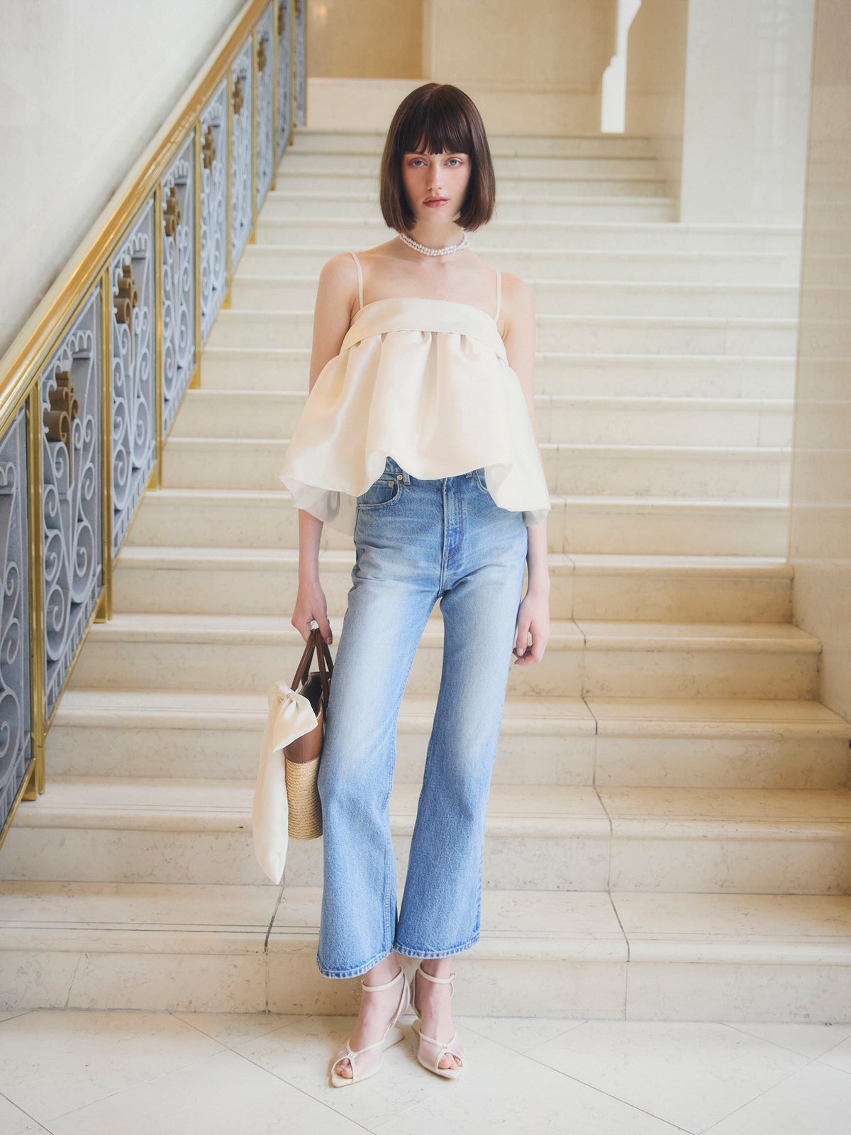 MODEL:177cm/COLOR:LIGHT BLUE/SIZE:23