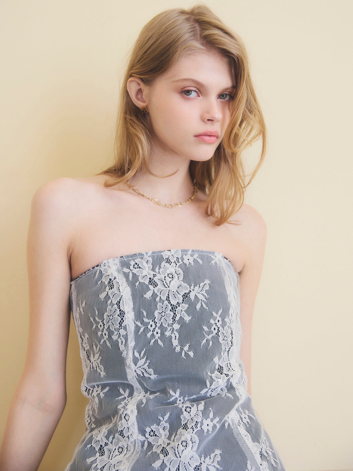 JANE DENIM PEPLUM TOPS