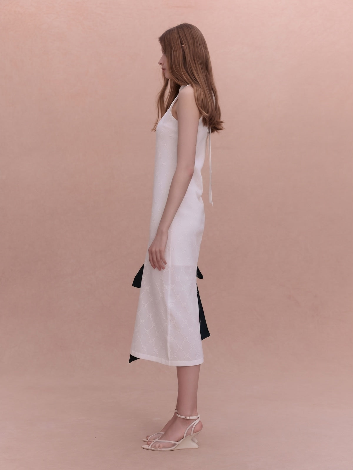PAPILLON MONOGRAM KNIT DRESS