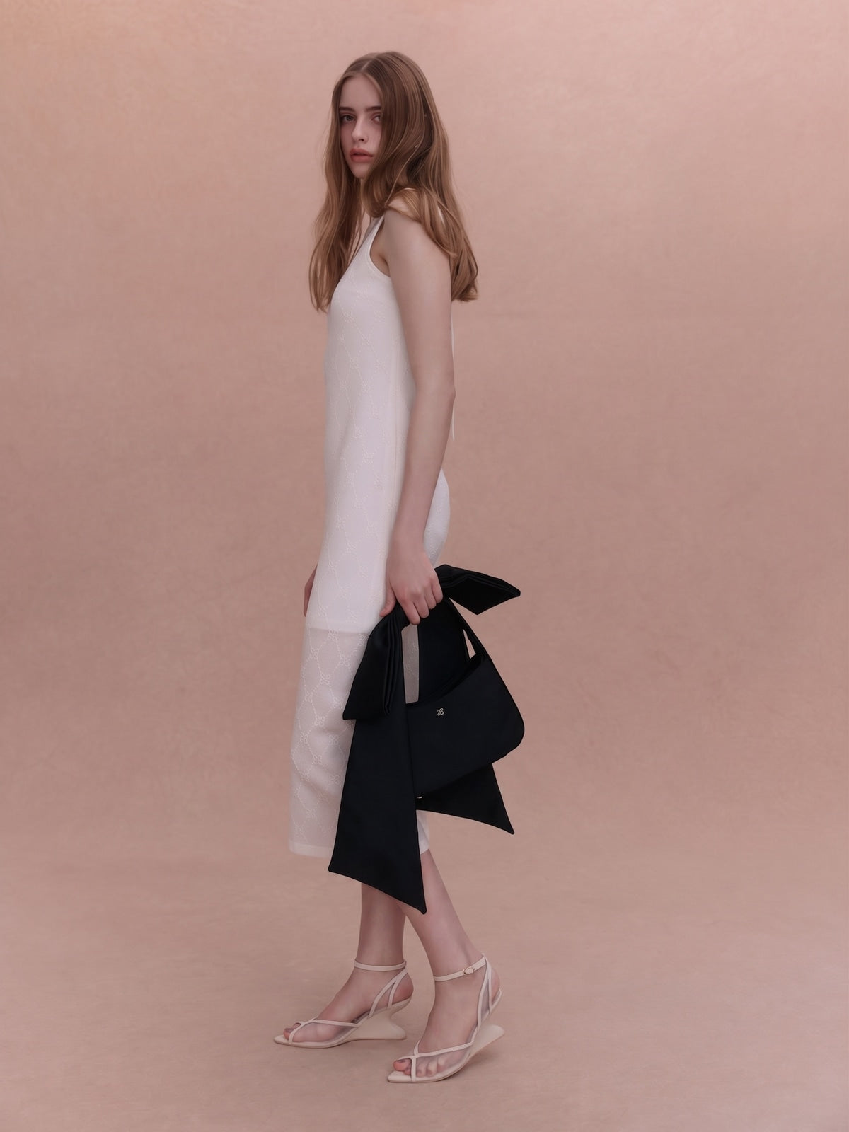 PAPILLON MONOGRAM KNIT DRESS