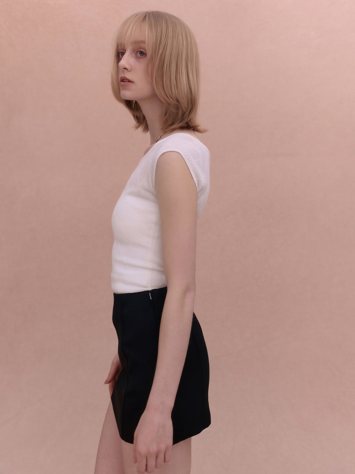 PAPILLON MONOGRAM KNIT TOP