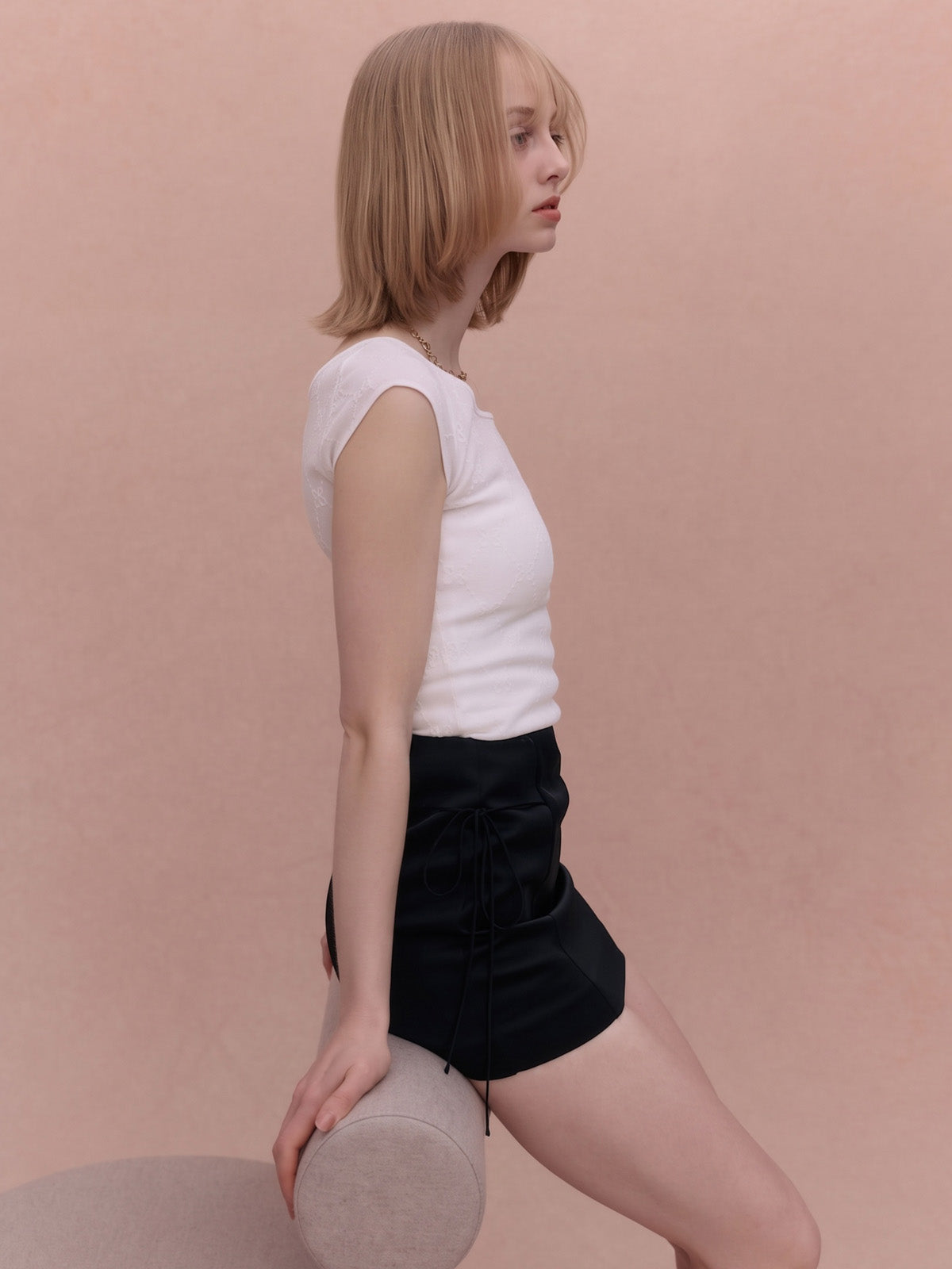 PAPILLON MONOGRAM KNIT TOP