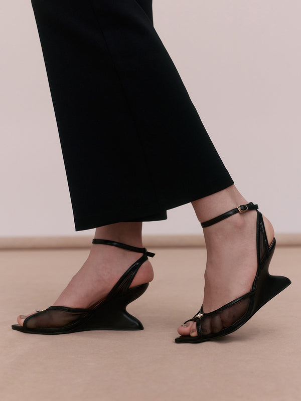 PAPILLON SHEER SANDALS