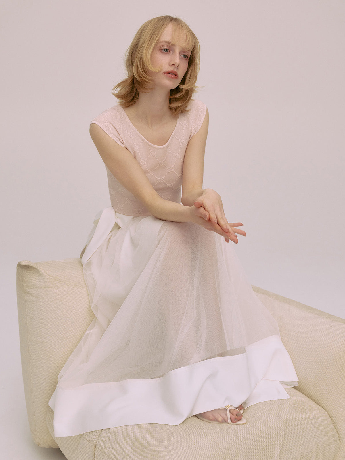 TULLE WRAP RIBBON SKIRT