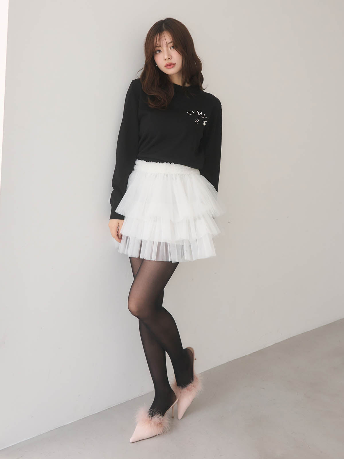 EIMYロゴニットトップス