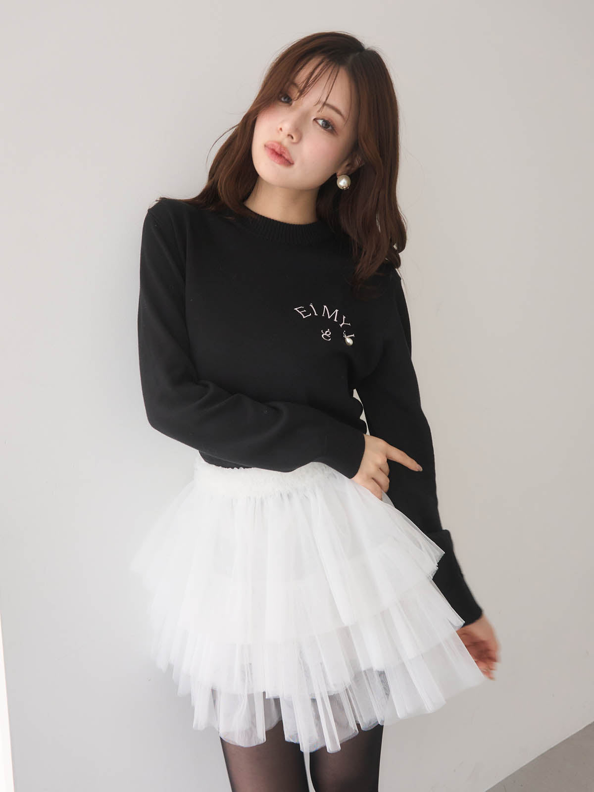 EIMYロゴニットトップス