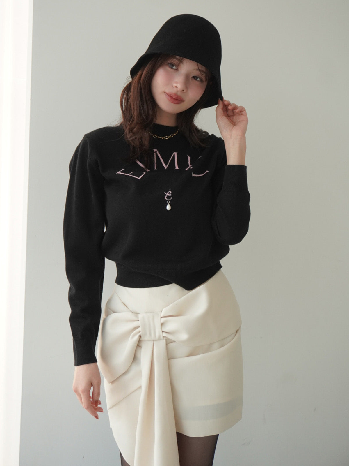 MODEL:165cm/COLOR:BLACK/SIZE:F