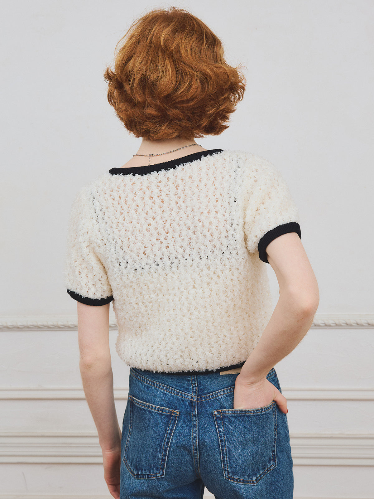 【PRE ORDER】リボンヤーンビスチェセットトップス