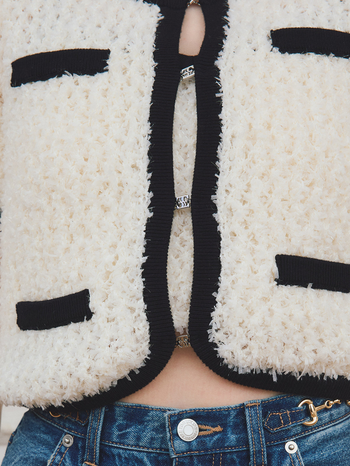 【PRE ORDER】リボンヤーンビスチェセットトップス