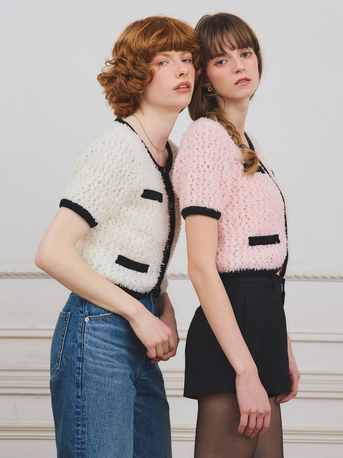 【PRE ORDER】リボンヤーンビスチェセットトップス