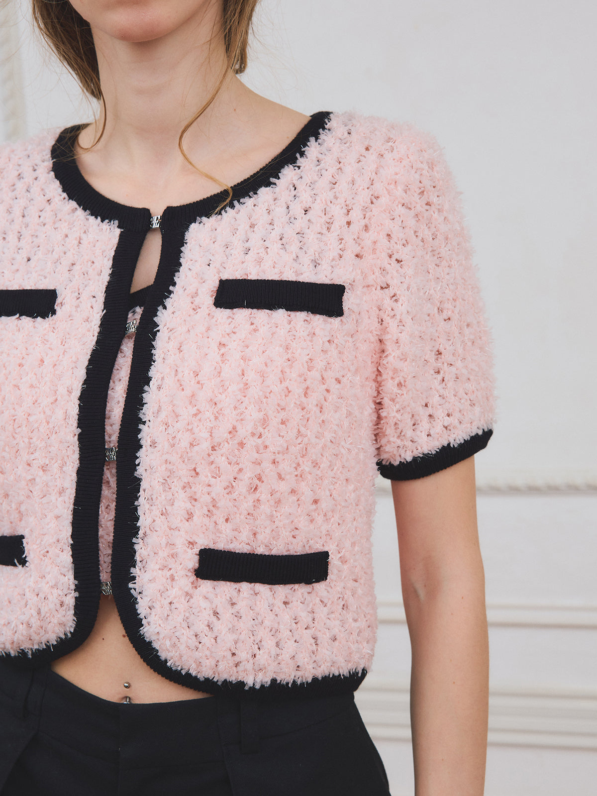 【PRE ORDER】リボンヤーンビスチェセットトップス