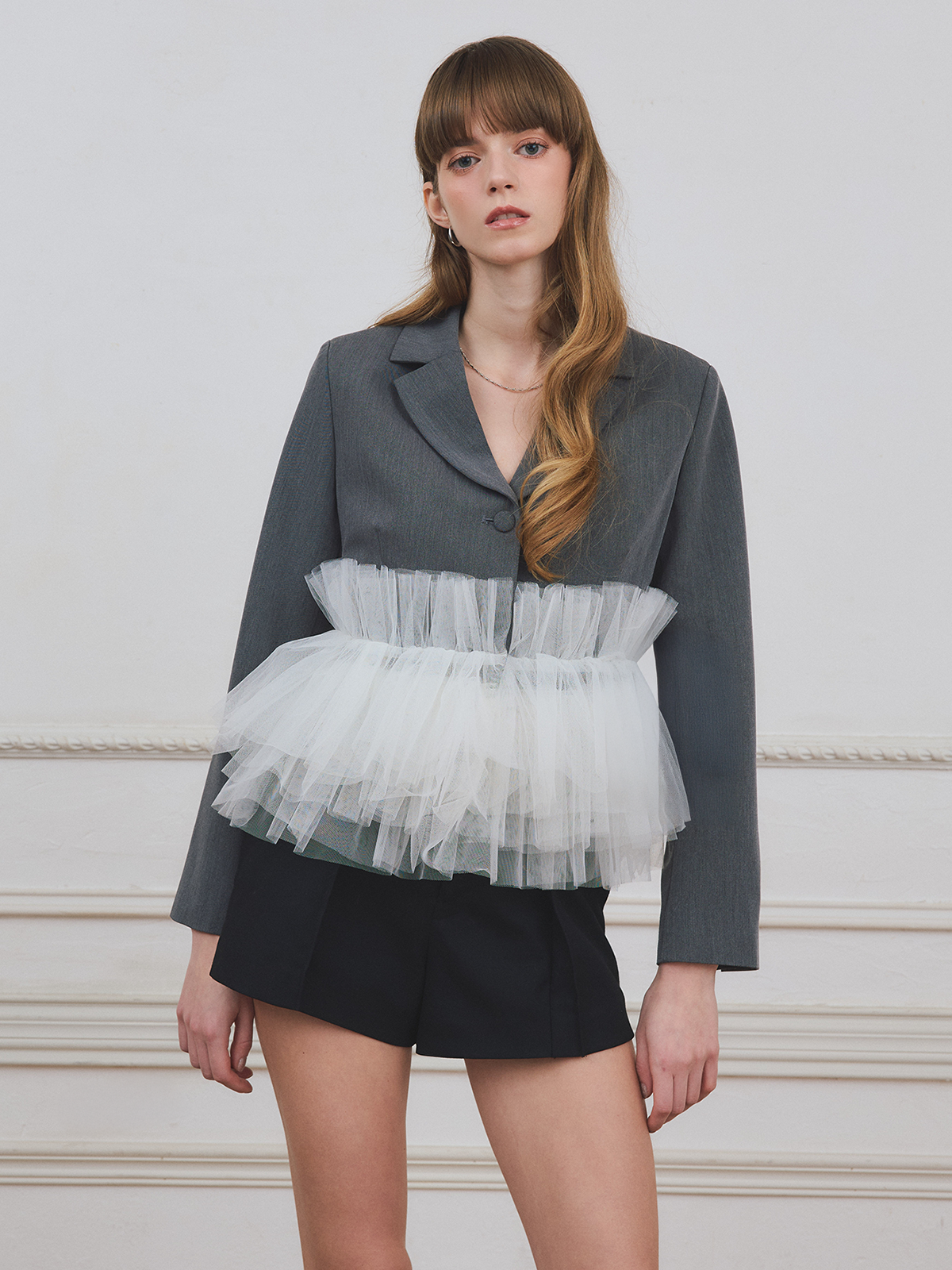 ボリュームチュールジャケット