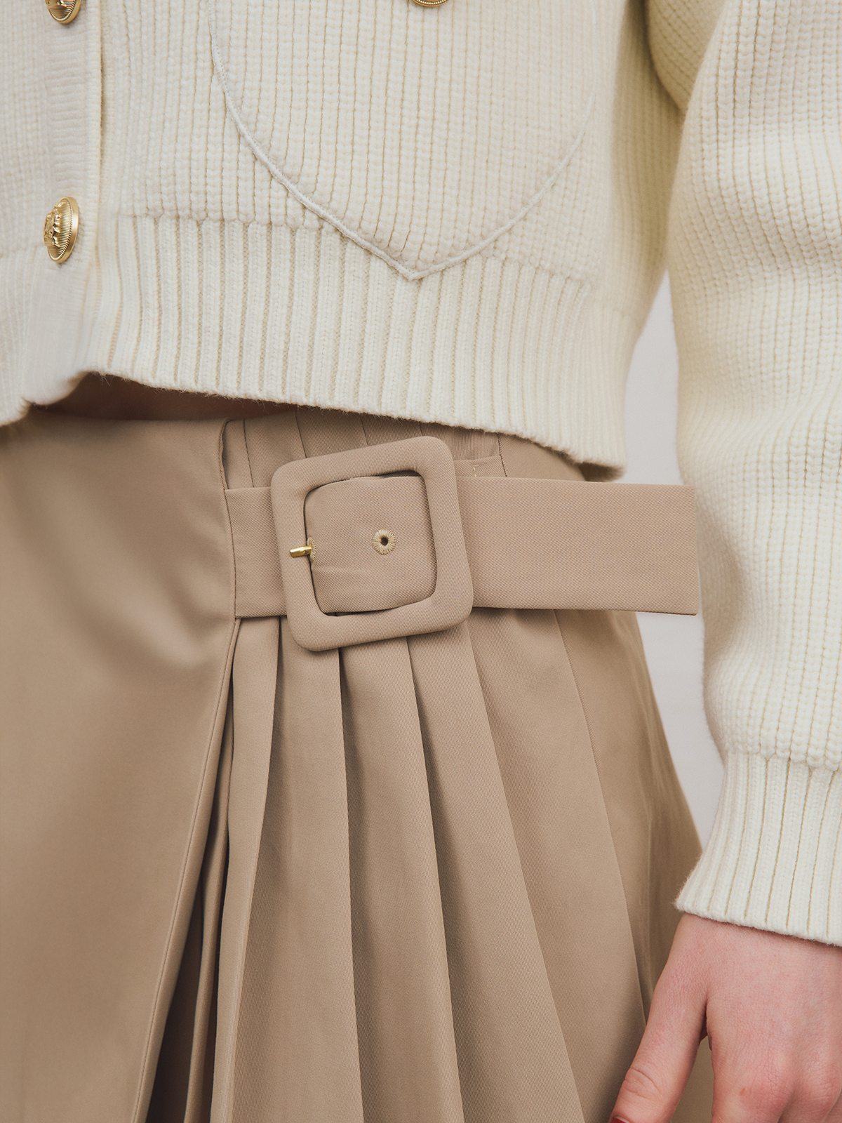 【PRE ORDER】ハーフプリーツミニスカートショーパン