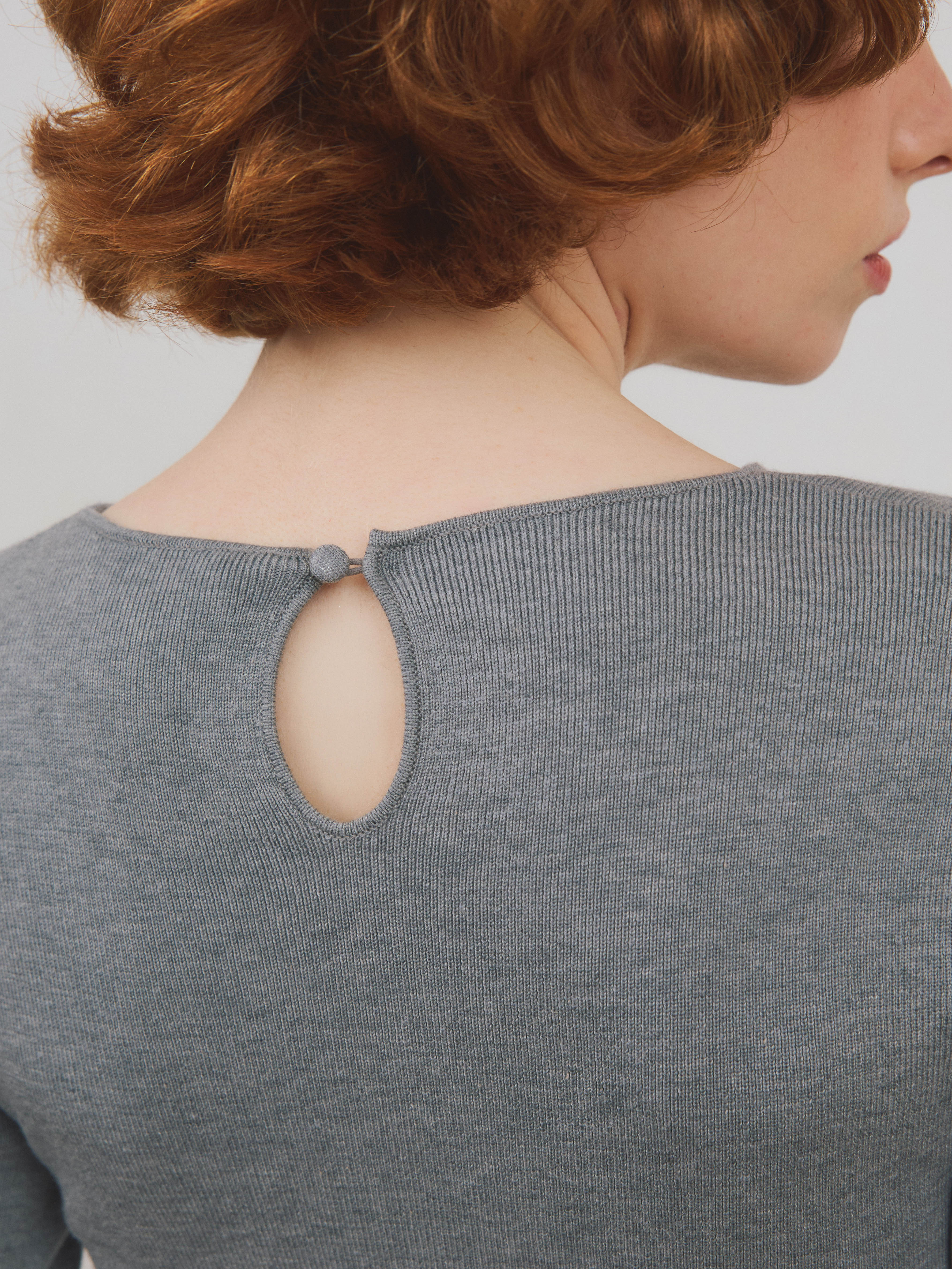 【PRE ORDER】チュールペプラムニットプルオーバー