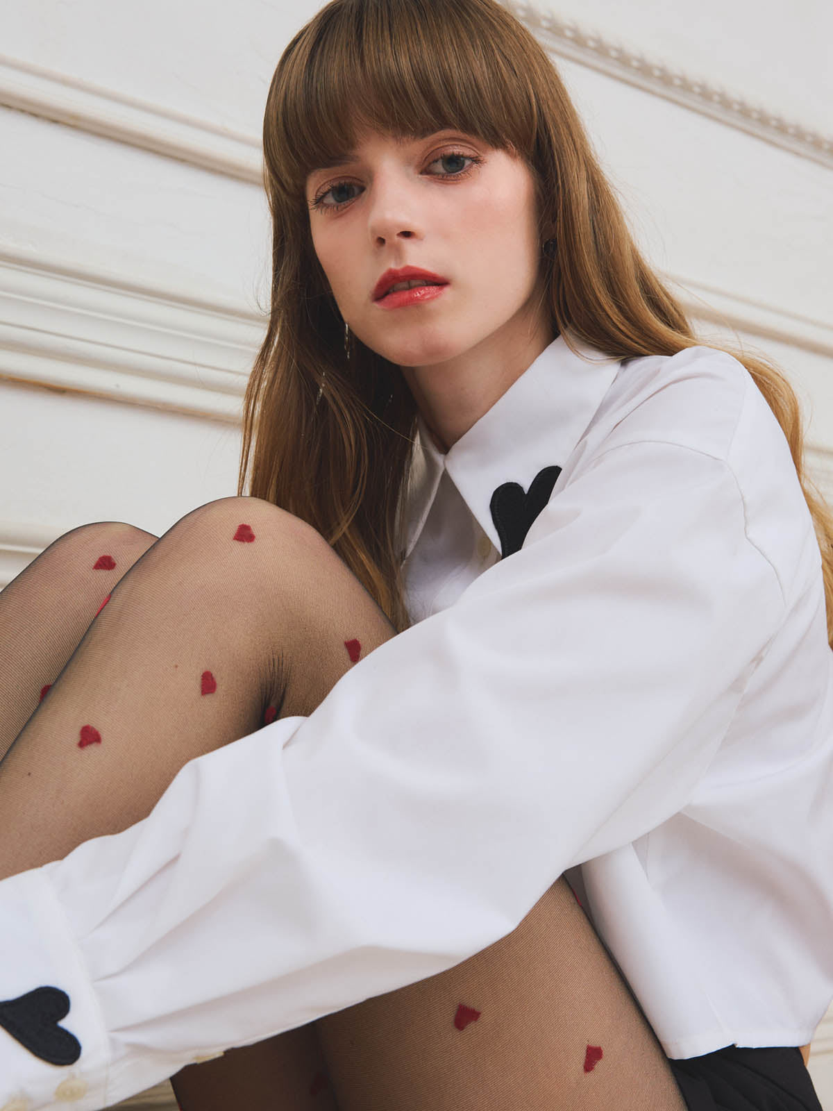 【PRE ORDER】ハートモチーフシャツ