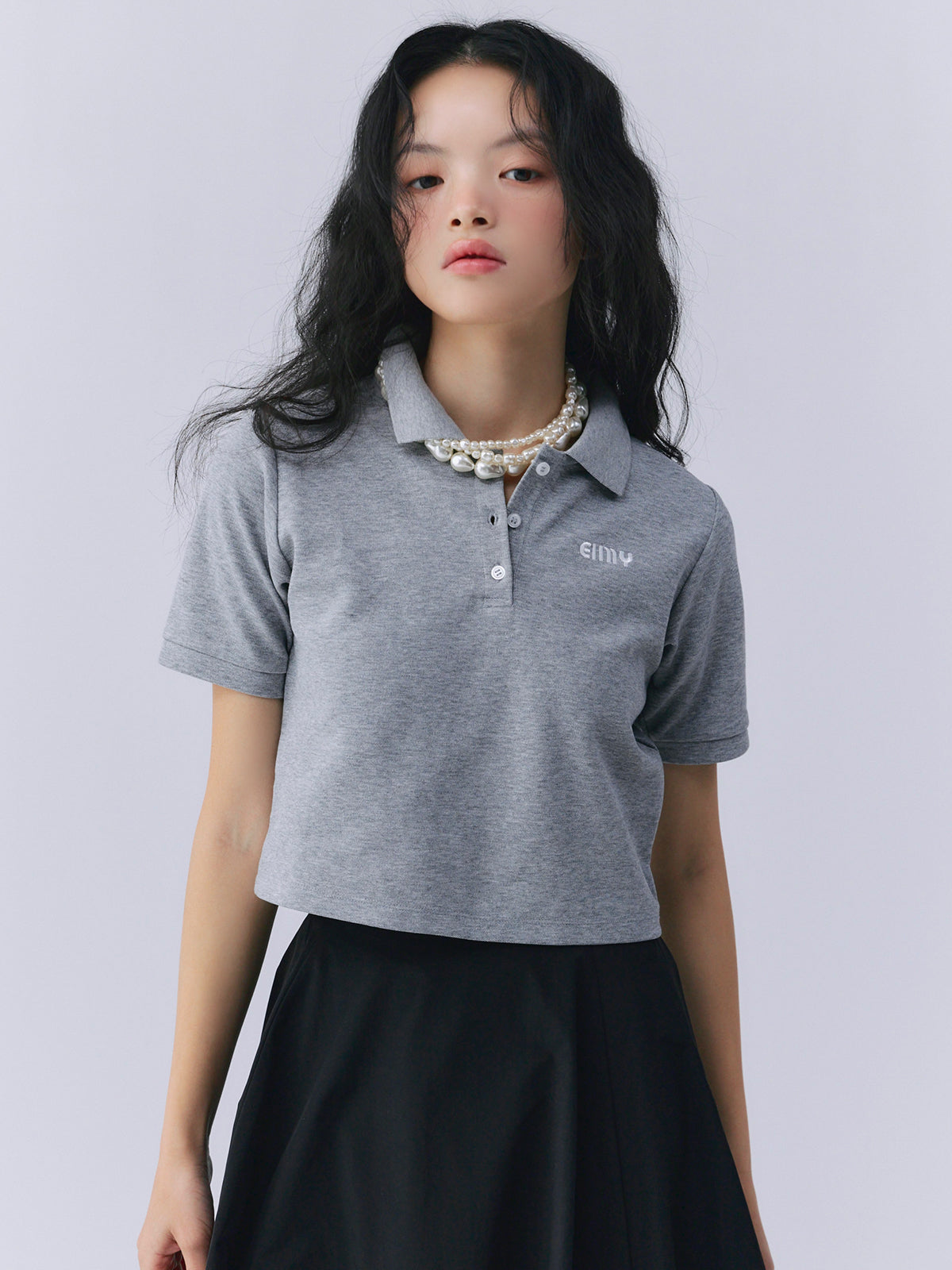 ロゴカットポロトップス