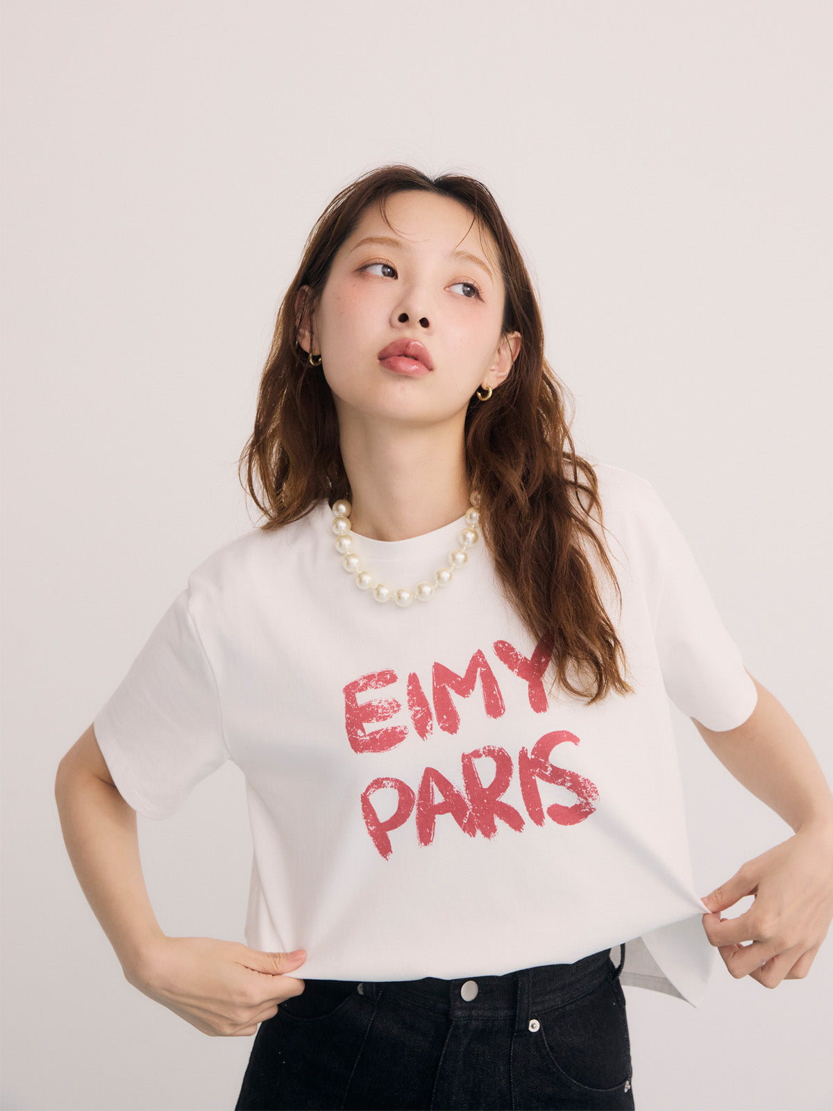 ペンキ風ロゴEIMY PARIS Tシャツ