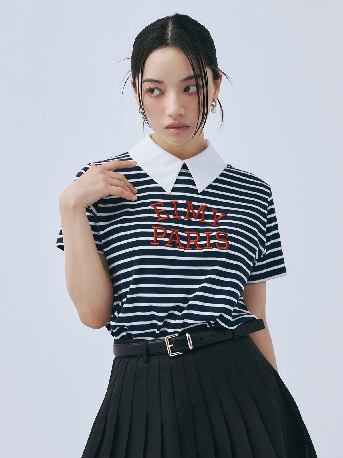 EIMY PARISボーダーTシャツ