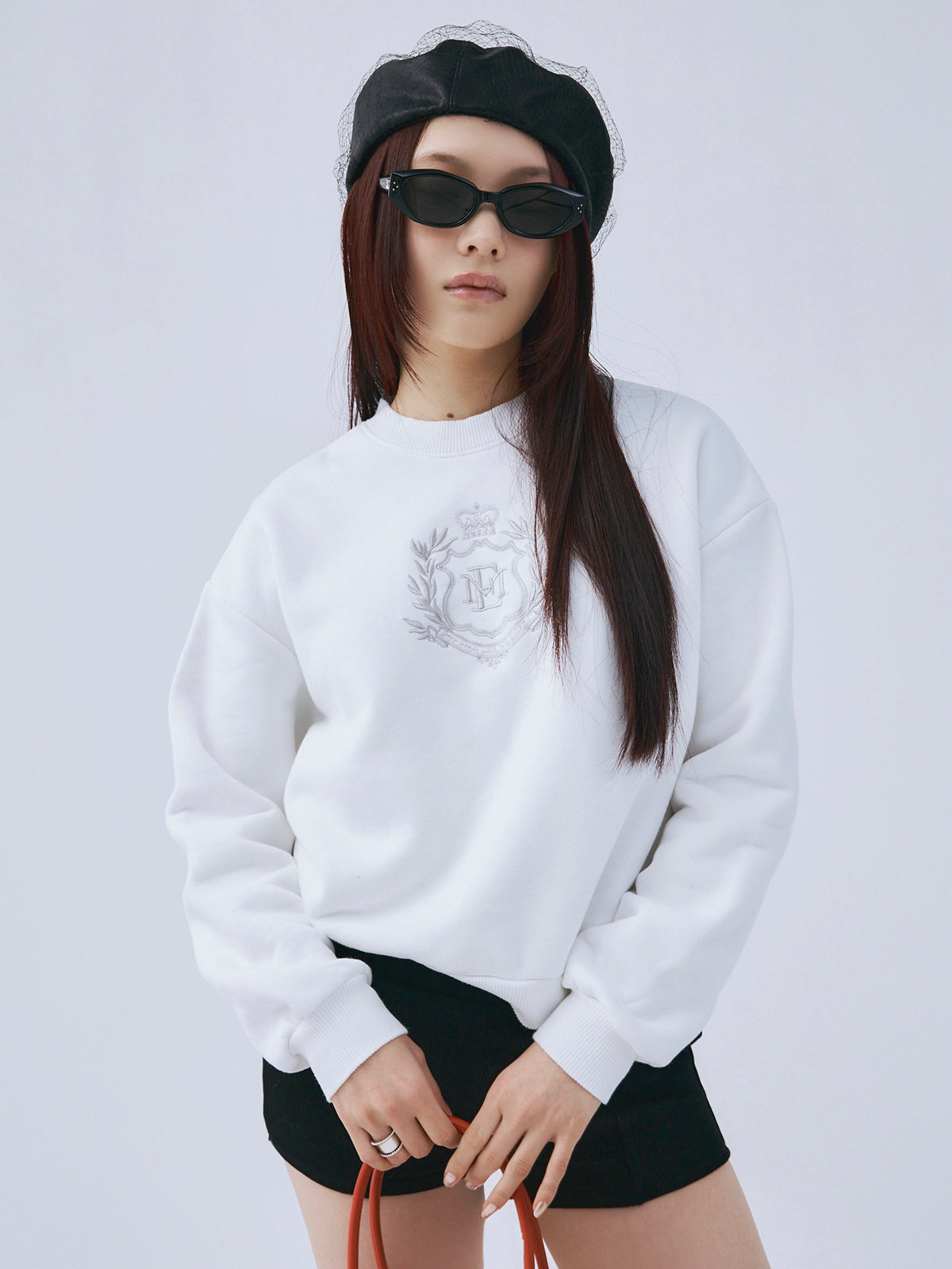 HEAVY SWEATロゴプルオーバー