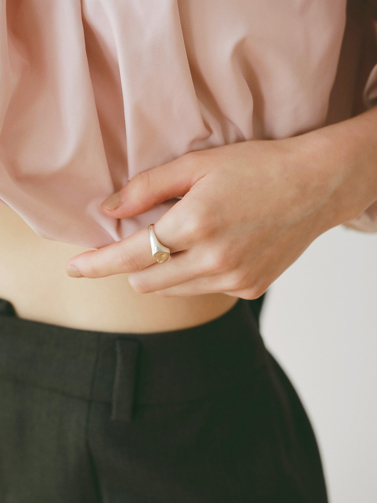 【TEN.】ハートシグネットリング MIX    11号