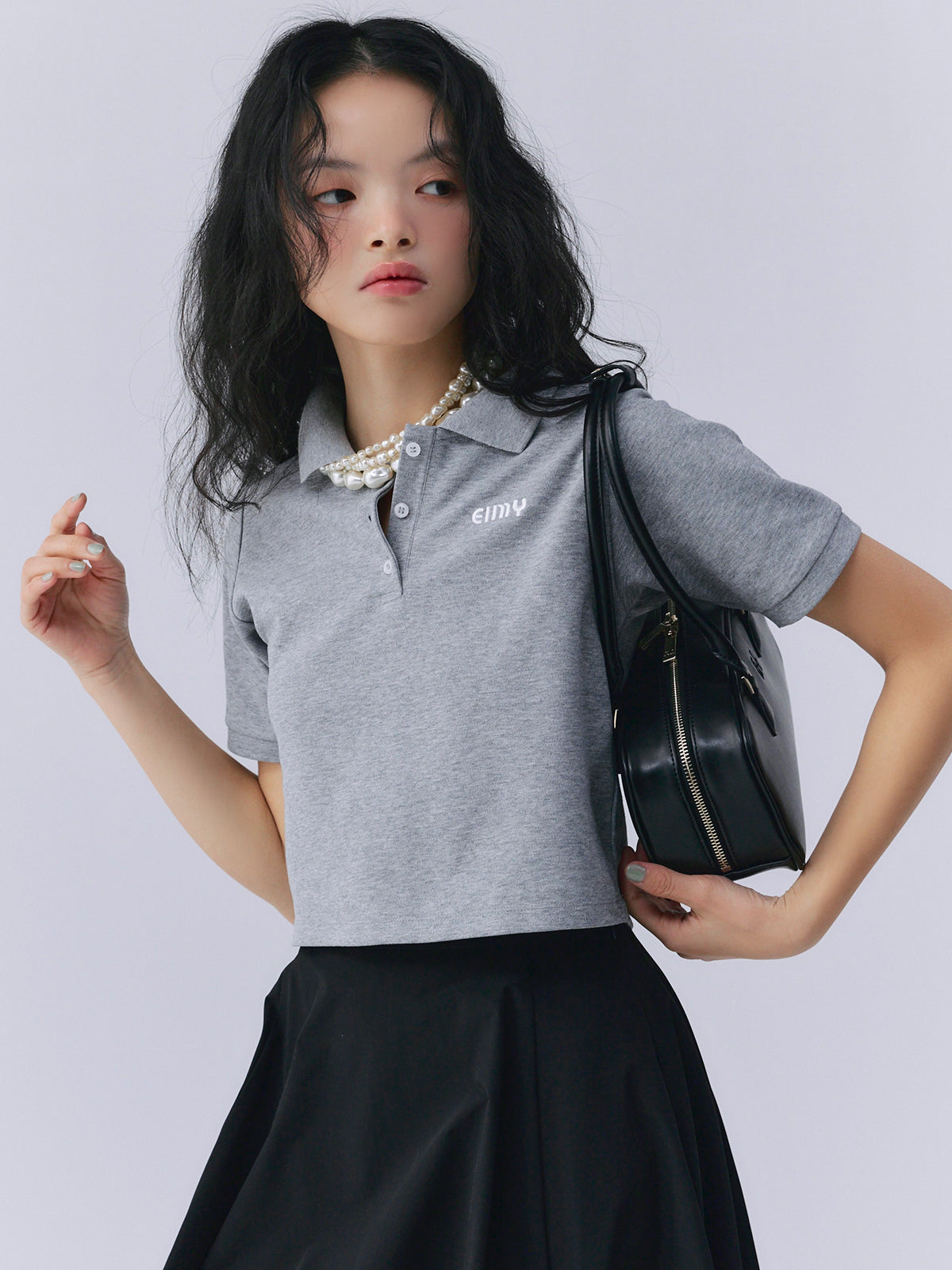 ロゴカットポロトップス