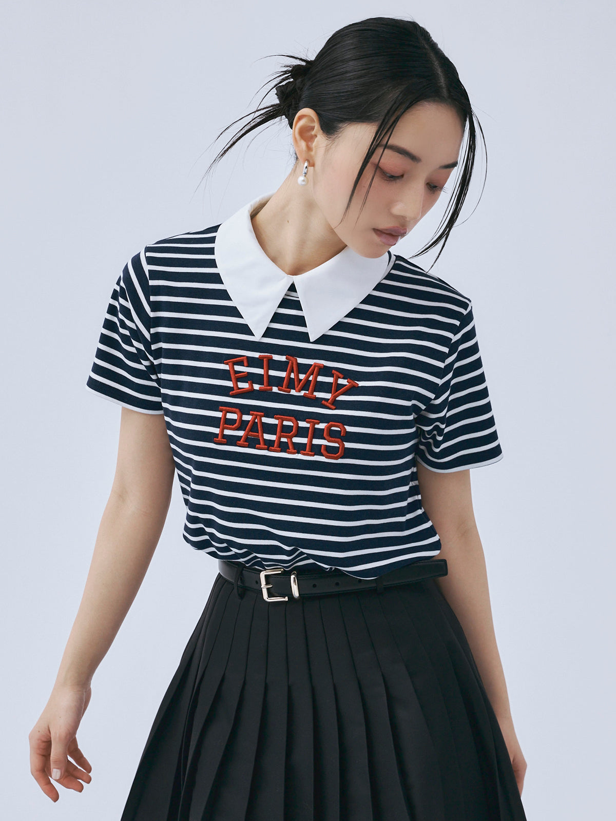 EIMY PARISボーダーTシャツ