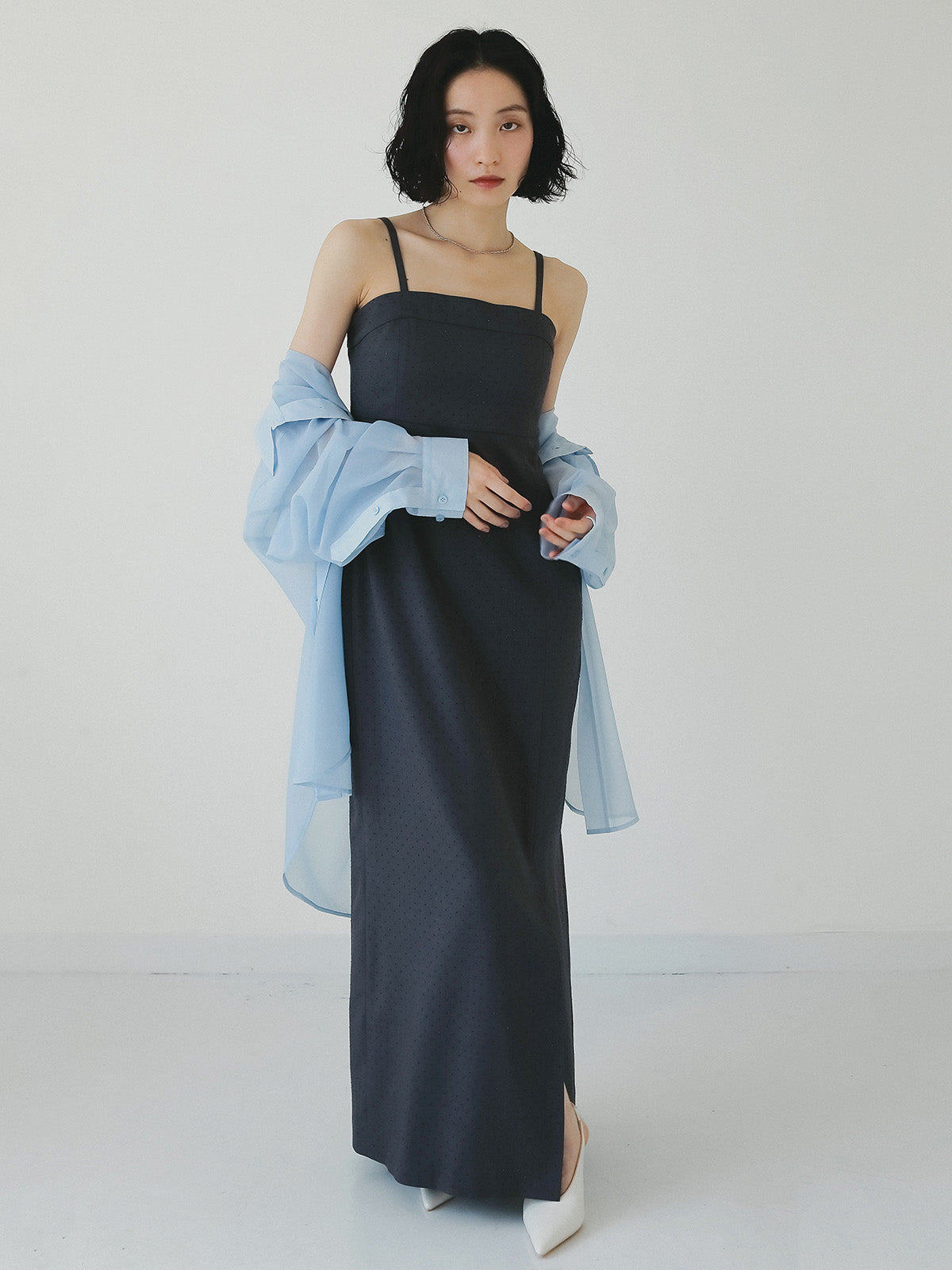 ビジューキャミワンピース