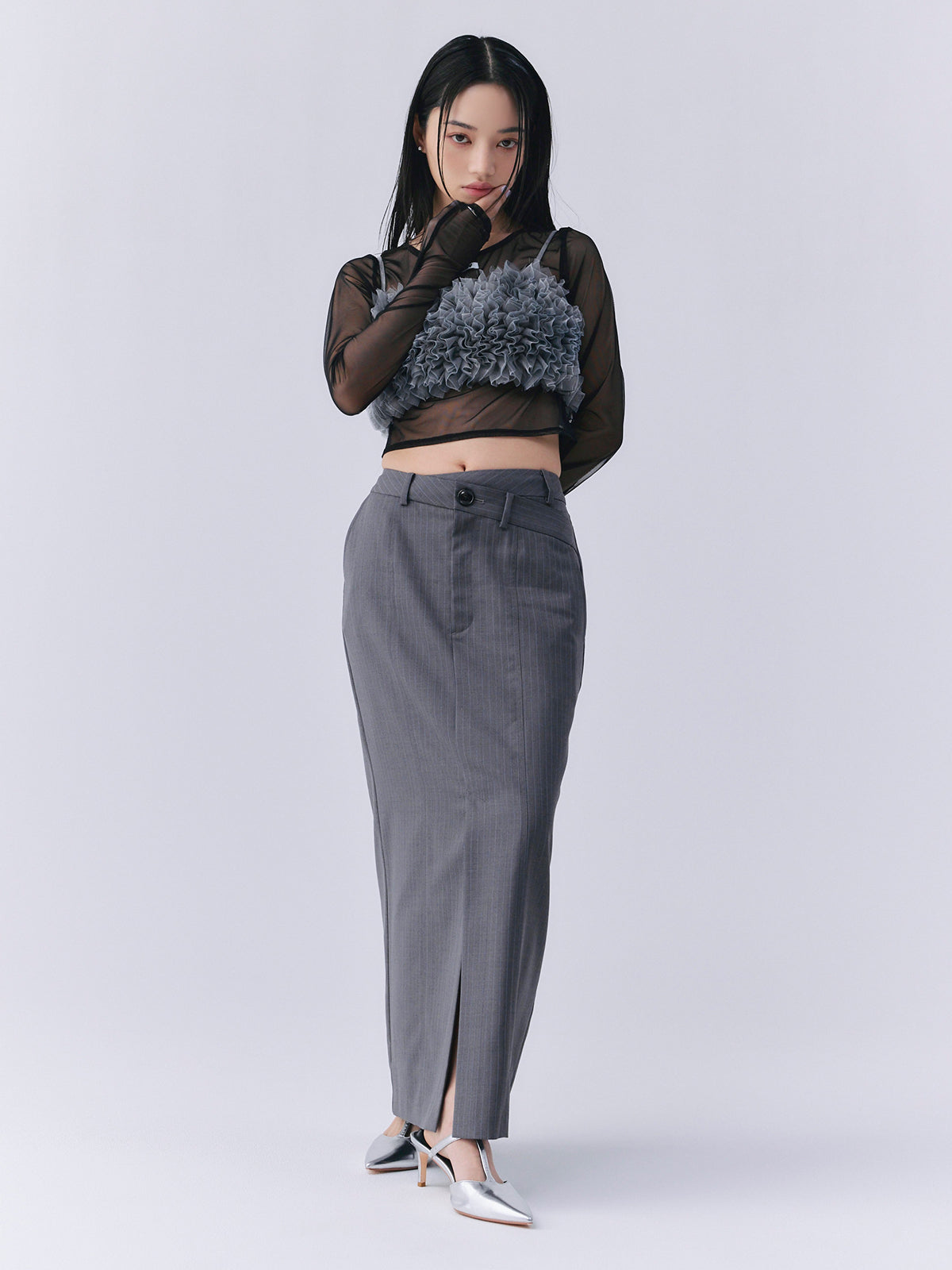 ウェストデザインスカート