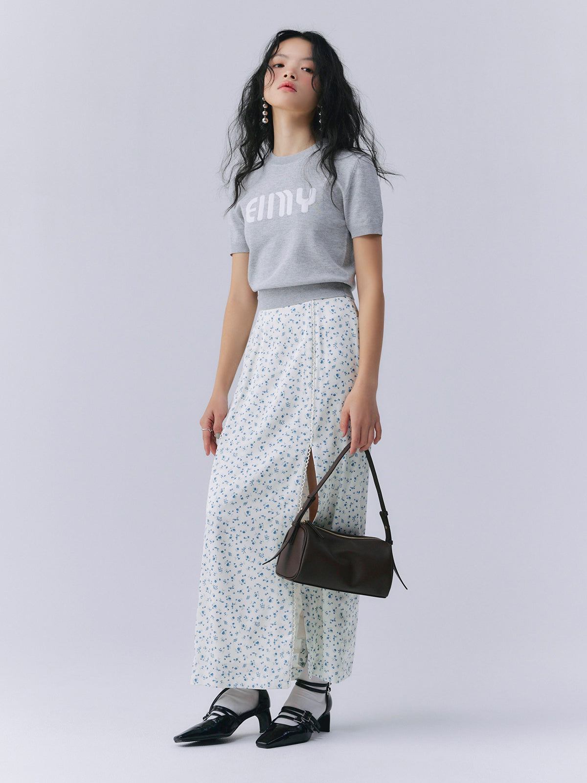 リトルフラワータイトスカート