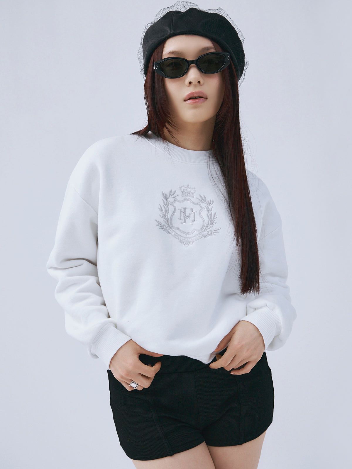 HEAVY SWEATロゴプルオーバー