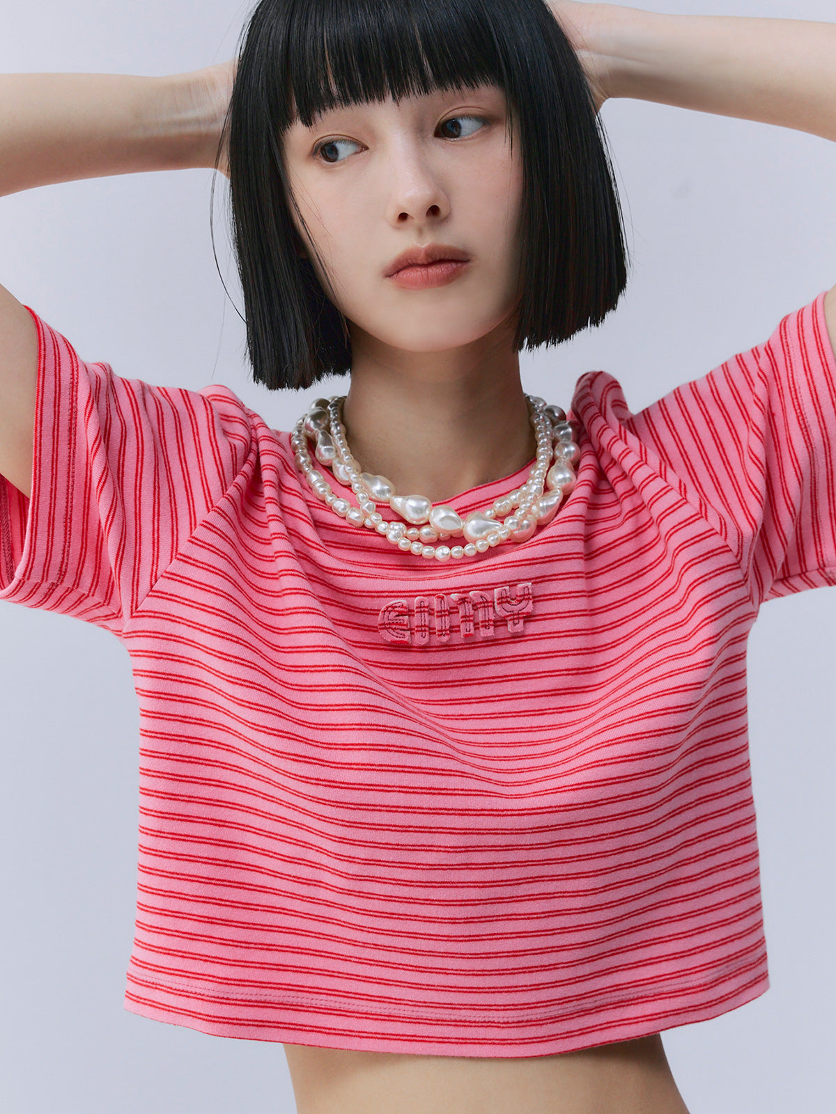 eimyボーダー Tシャツ