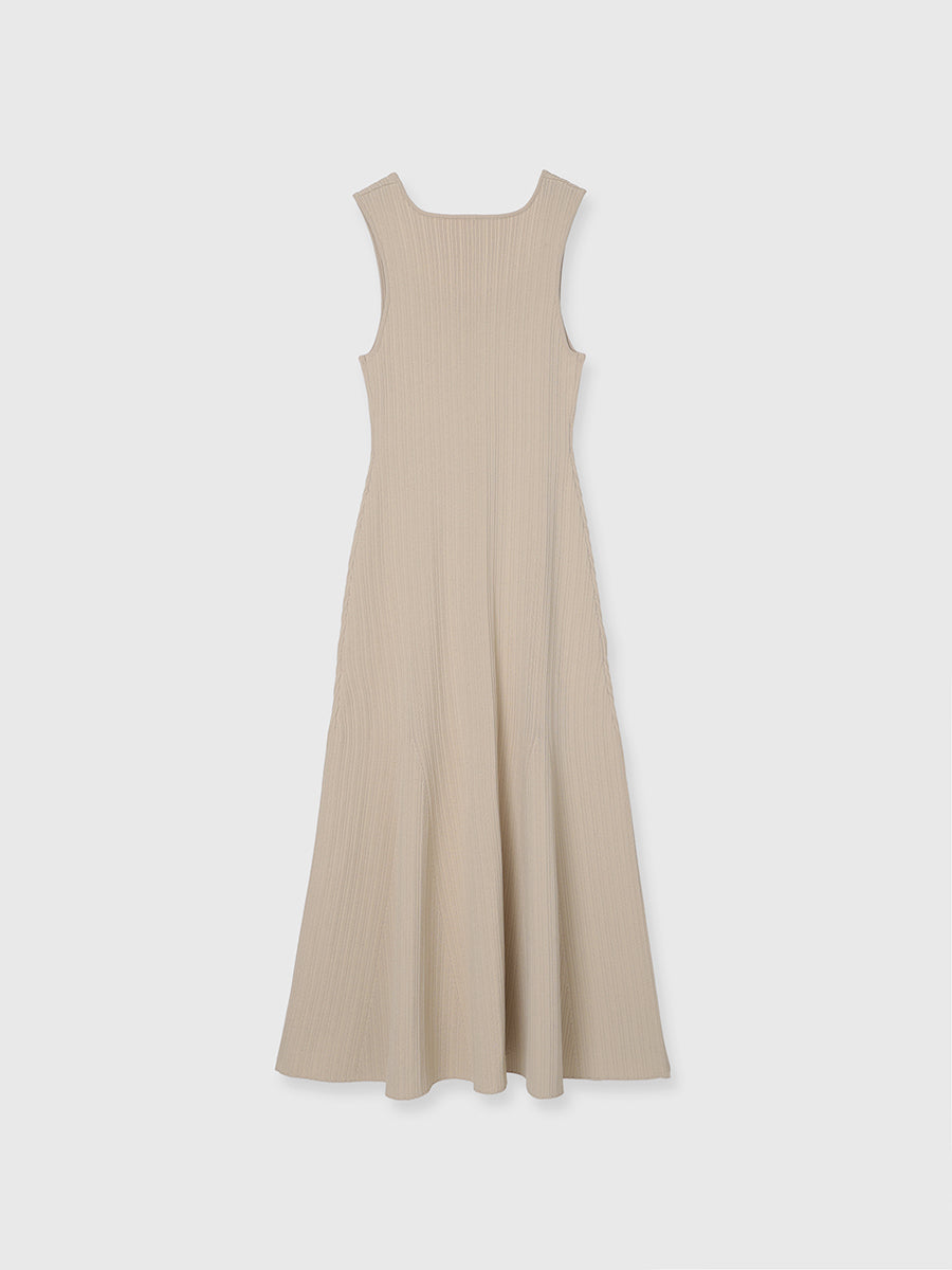 ASSIETTE BUTTON KNIT DRESS